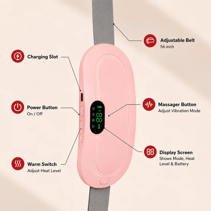 Period Relief Heating Massager Belt™