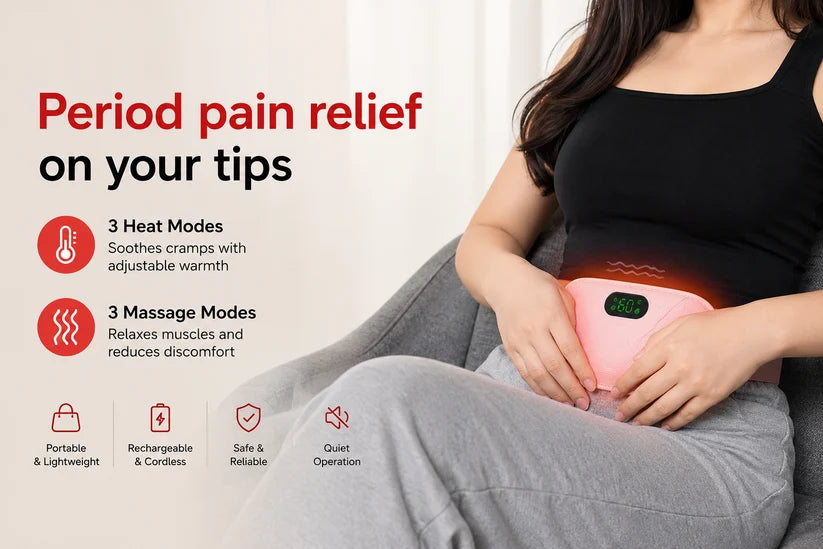 Period Relief Heating Massager Belt™